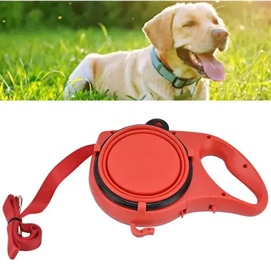 4-in-1 Multifunctional Dog Leash with Water Bottle & Bowl velocideals-store