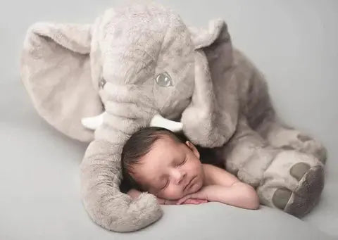 Baby Elephant Cuddle Pillow velocideals-store