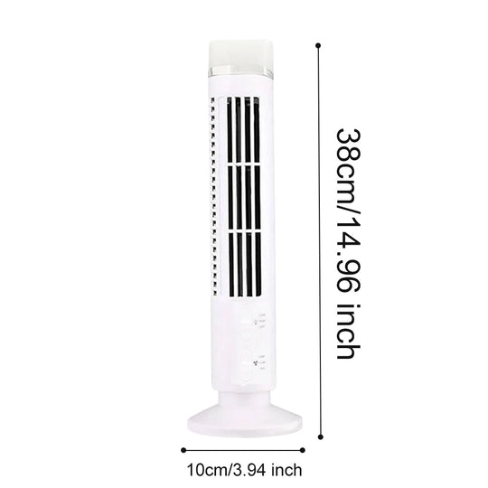 Mini Desktop Air Conditioner with USB Bladeless Cooling