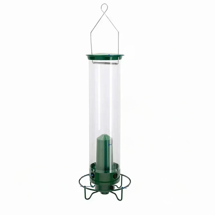 Squirrel-Deterring Bird Feeder with Spinning Perch and Four Feeding Ports, 5 Lb Capacity Velocideals